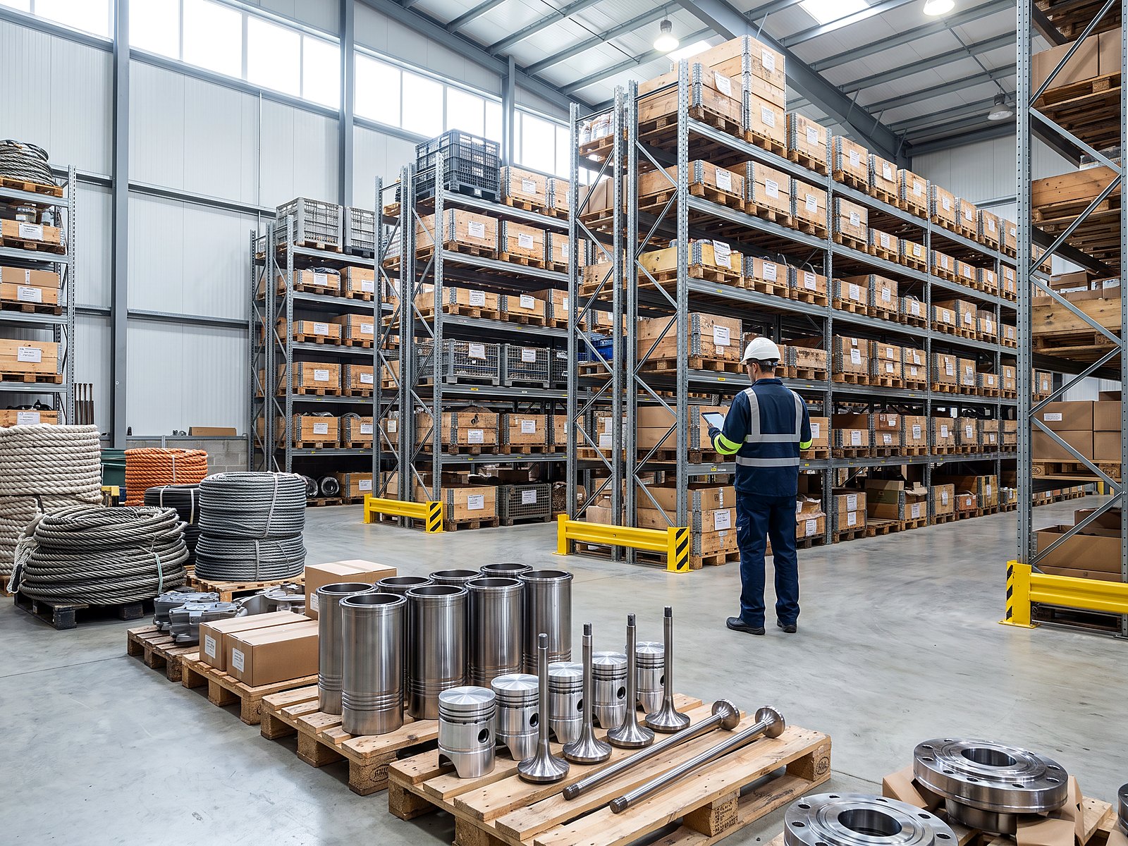 Warehouse and logistics network